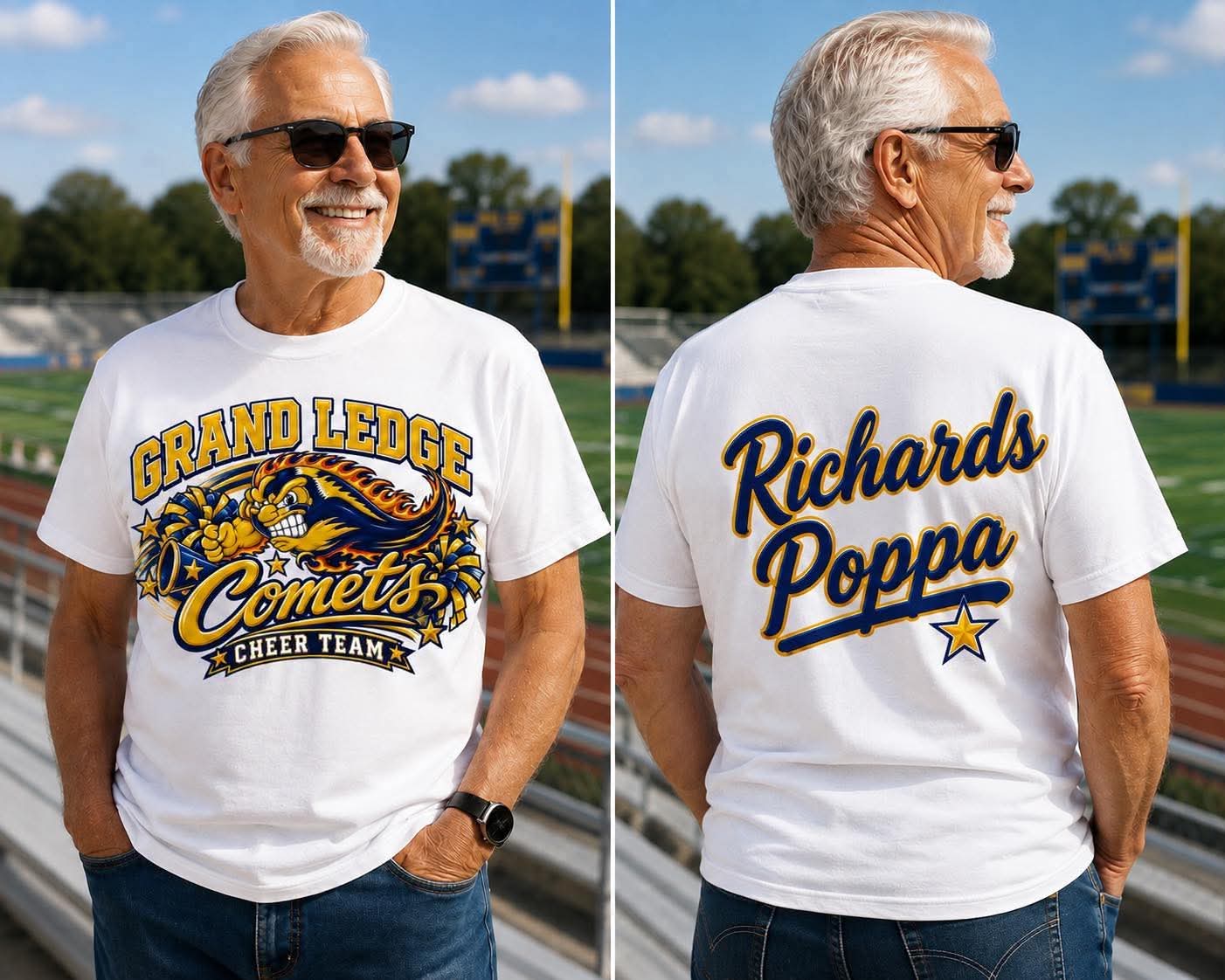Grand Ledge Comets T-Shirt — Vintage School Spirit Tee