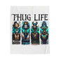 Villainesses Velveteen Plush Blanket — Cozy Graphic Throw for Fans