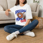 Baseball Moms Club T‑Shirt — Cute Baseball Glove & Snack Design