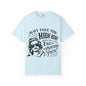 Graphic T-Shirt — “Why Take the High Road? Take the Psycho Path” Vintage Pin-Up Tee