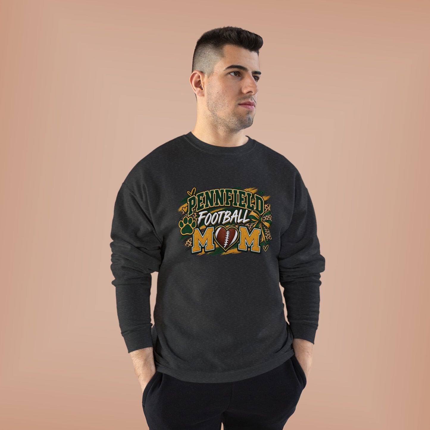 Football Mom Crewneck Sweatshirt — Pennfield Football Mom Pullover