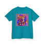 Kids Tee — Colorful Neon Leopard Cub Graphic Shirt