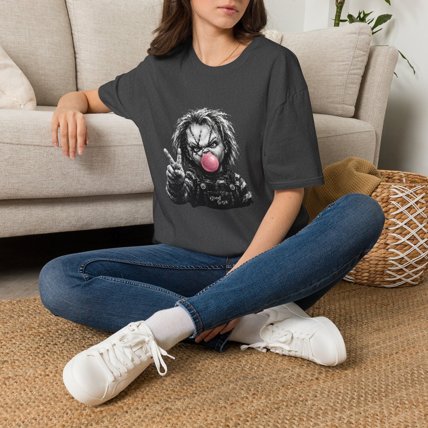 Creepy Clown Bubblegum Graphic T-Shirt