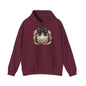 Leopard Print Pumpkin Hoodie with Black Bow — Fall Halloween Sweatshirt
