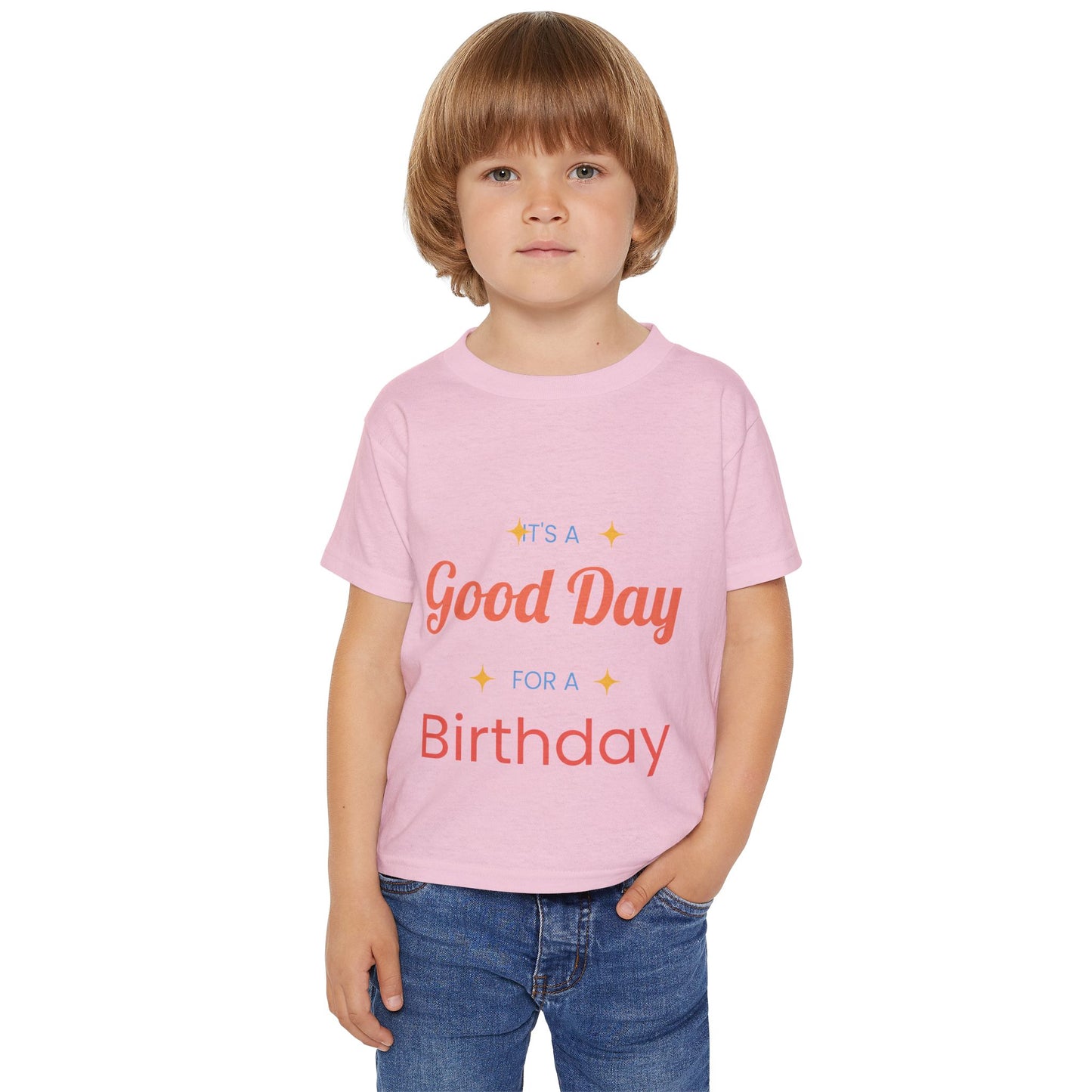 Toddler T-Shirt — “It’s a Good Day for Birthday” Cute Kids’ Birthday Tee