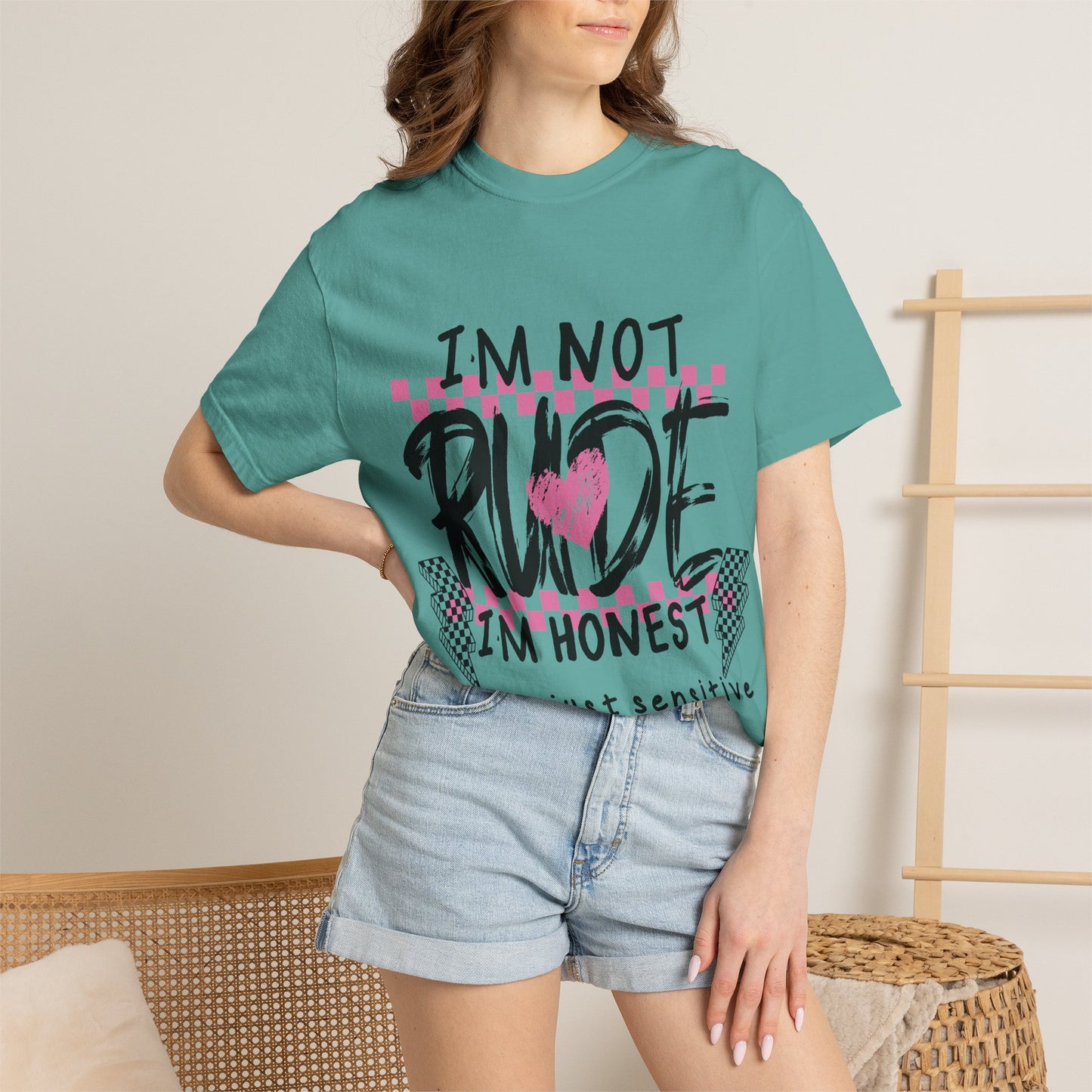 I'm Not Rude I'm Honest Graphic Tee — Funny Sarcastic Women's/Men's Shirt
