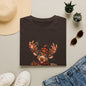 Halloween Moose T-Shirt — Cute Moose in Pumpkin Hat Halloween Tee