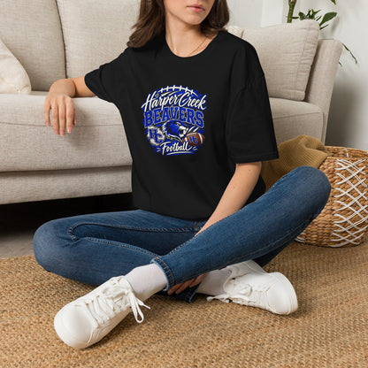 Harper Creek Beavers Football T-Shirt — Team Logo Tee