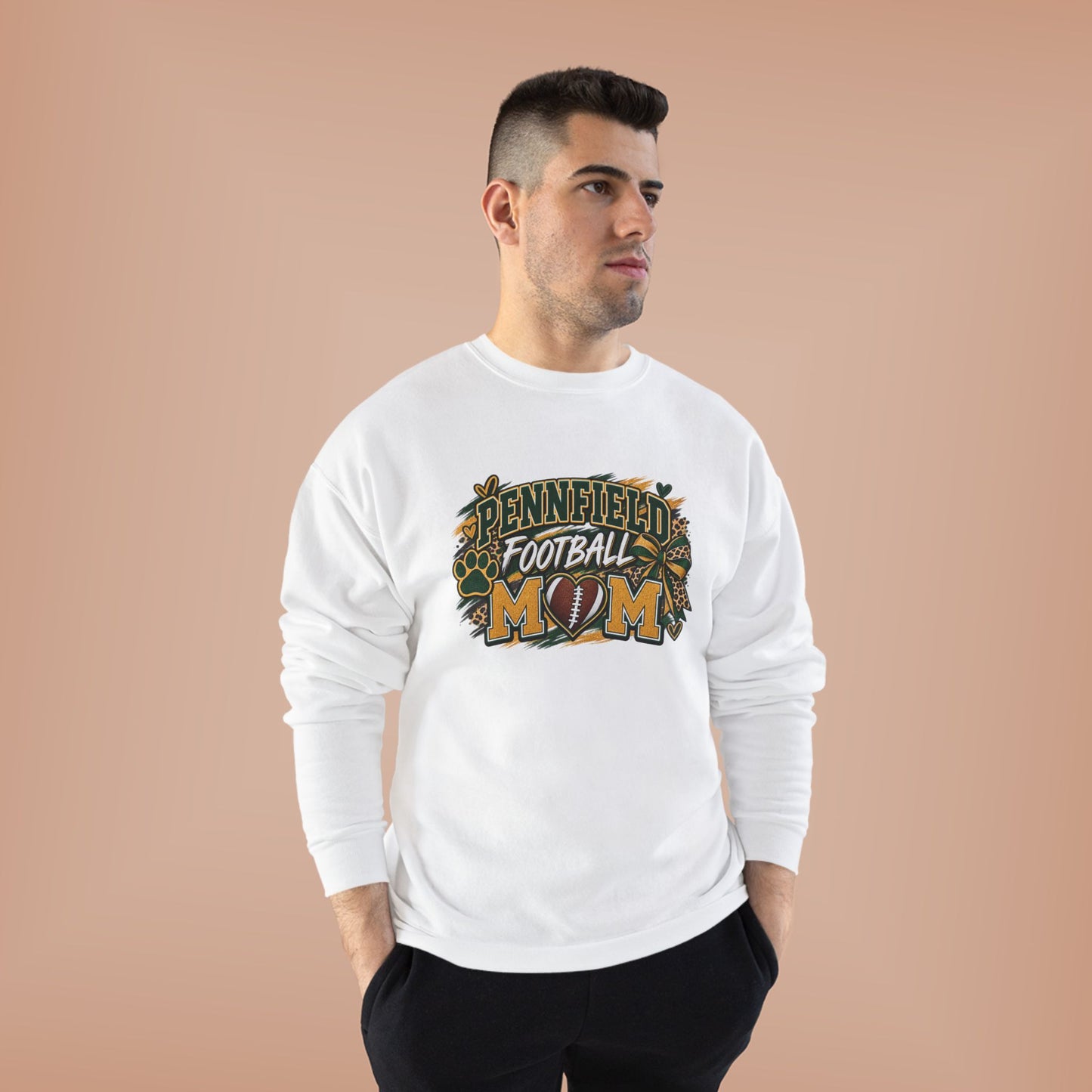 Football Mom Crewneck Sweatshirt — Pennfield Football Mom Pullover