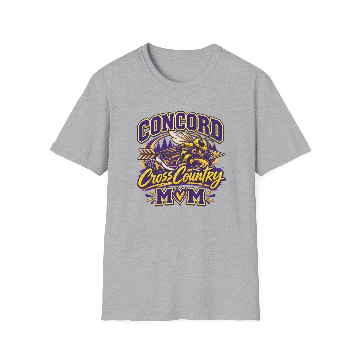 Concord Cross Country T‑Shirt — Hornet Mascot Runner Team Tee
