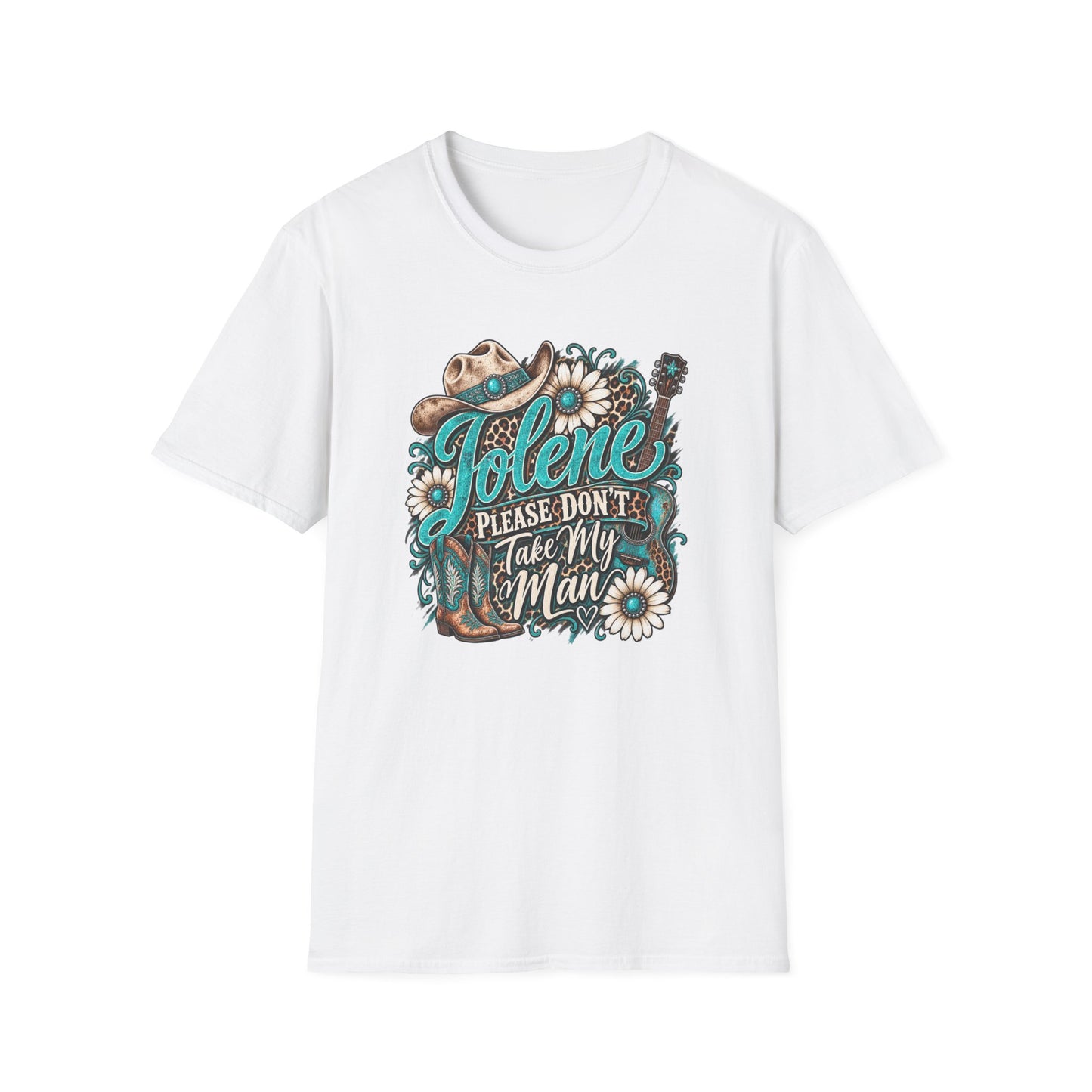 T-Shirt — "Jolene Please Don’t Take My Man" Western Cowgirl Graphic Tee