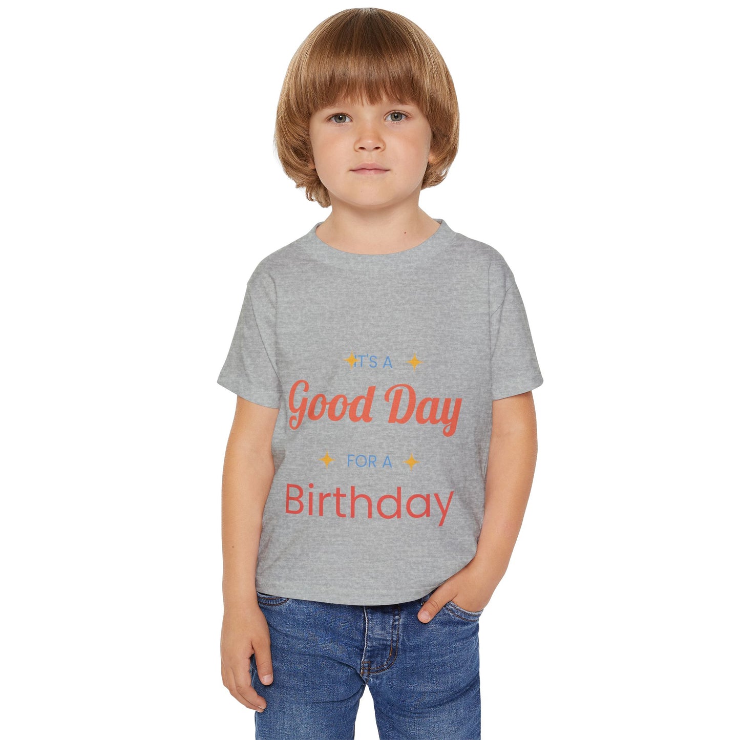Toddler T-Shirt — “It’s a Good Day for Birthday” Cute Kids’ Birthday Tee