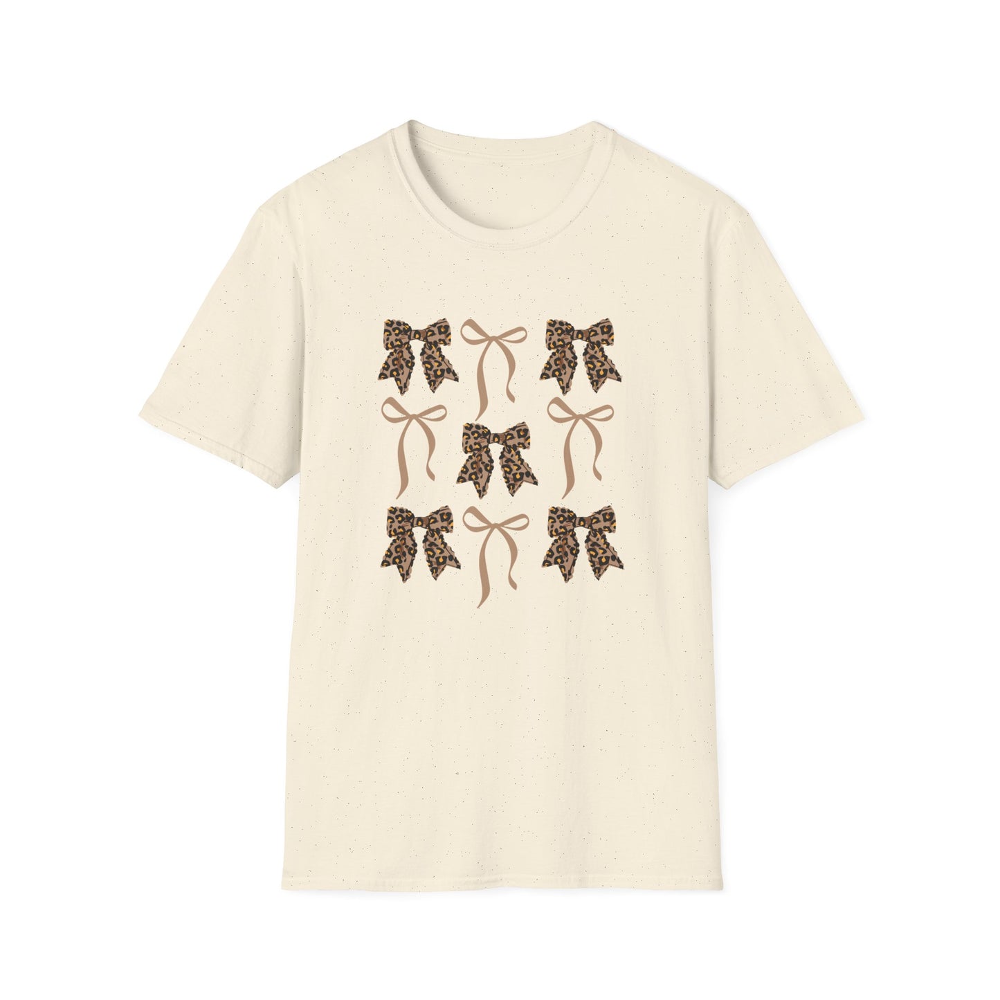 Leopard Bow Graphic T-Shirt