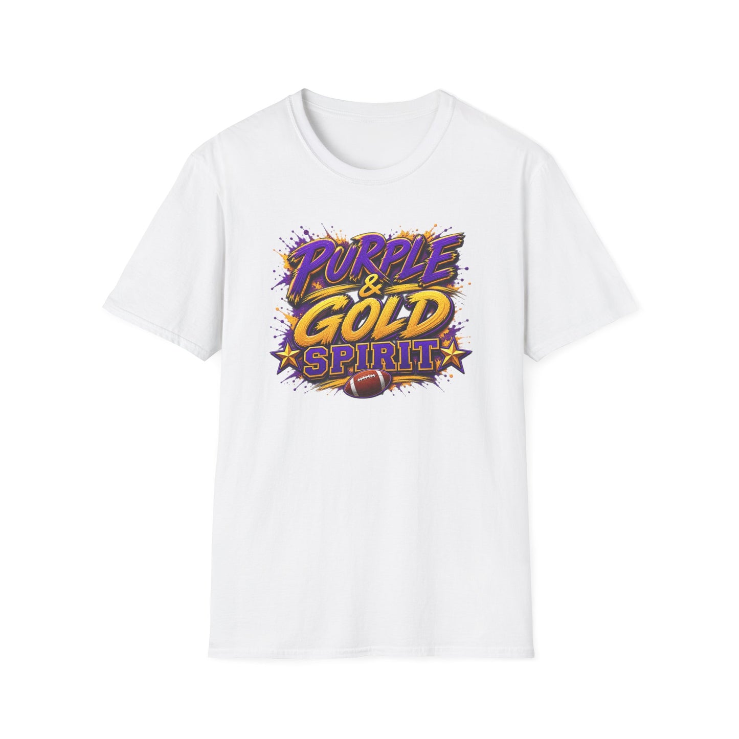 T‑Shirt — "Purple & Gold Spirit" Graphic Tee