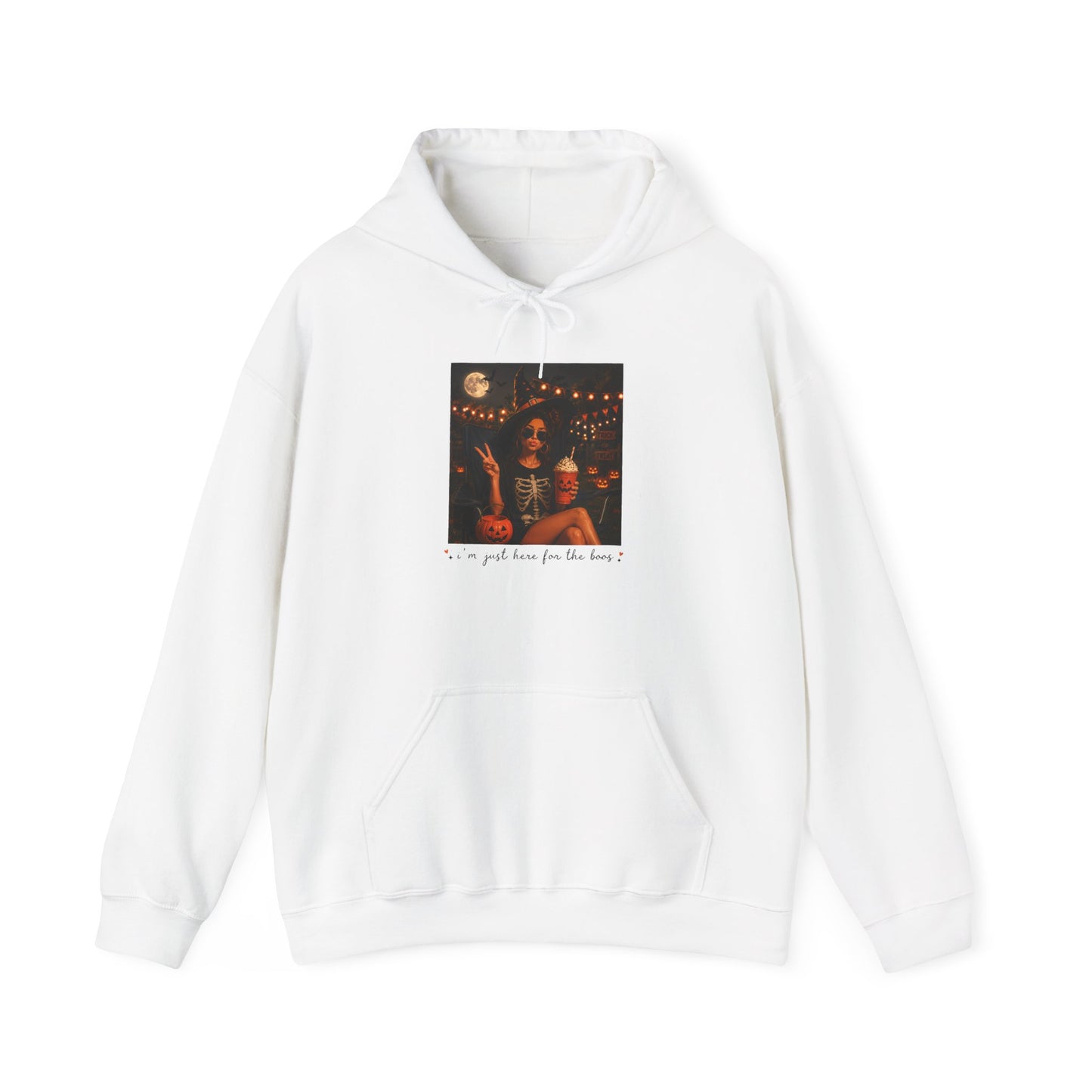 Cozy Night Out Hoodie — "we go pick from the stars" Graphic Pullover