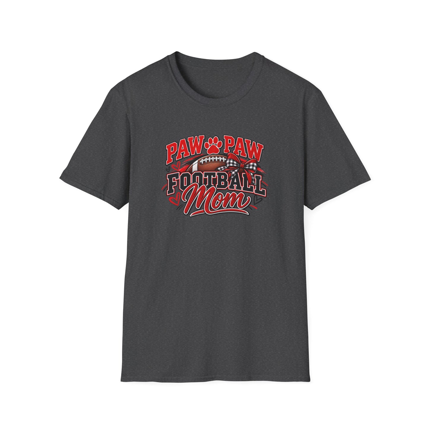 Paw Paw Football Mom T‑Shirt – Proud Grandpa Football Supporter Tee