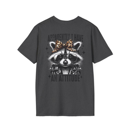 Raccoon 'Apparently I Have An Attitude' T-Shirt