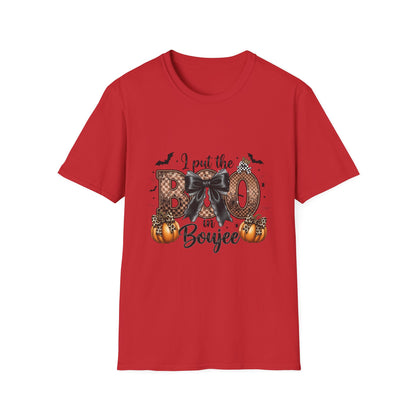 Halloween "I Put the Boo in Boujee" Shirt — Women's Halloween Tee