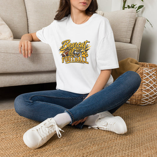 Bearcat Football T-Shirt — Fierce Mascot Game Day Tee