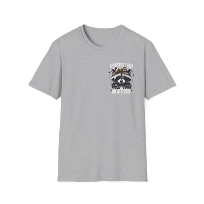 Raccoon 'Apparently I Have An Attitude' T-Shirt