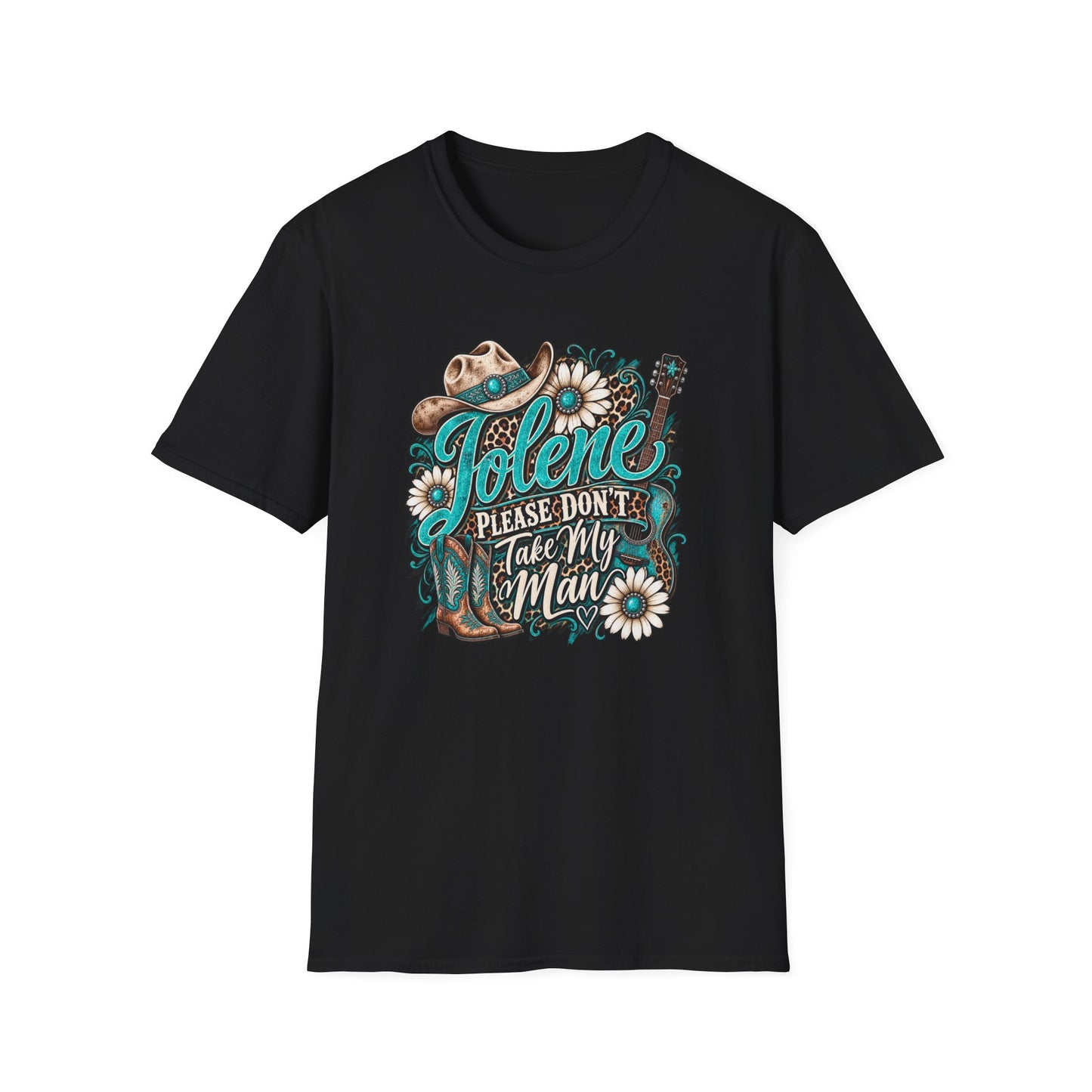 T-Shirt — "Jolene Please Don’t Take My Man" Western Cowgirl Graphic Tee