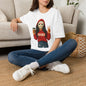 Horror Mama T‑Shirt — Jason Mask Mom with Coffee Graphic Tee