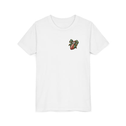 Youth Green Bay Football Helmet & Bow T-Shirt – Kids Game Day Tee