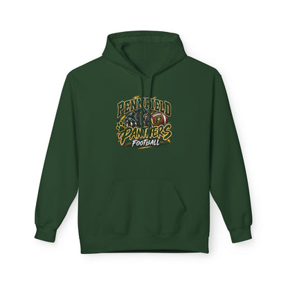 Penfield Panthers Football Hoodie — Camo Team Logo Pullover