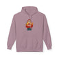 Cozy Coffee Girl Graphic Hoodie — Cute Peace Sign Coffee Cup Sweatshirt