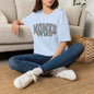 Mom-ed Out T-Shirt — Funny Exhausted Mom Shirt with Lightning Bolts