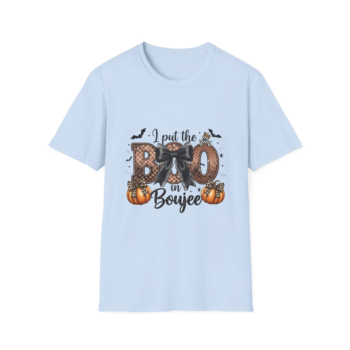 Halloween "I Put the Boo in Boujee" Shirt — Women's Halloween Tee