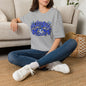 Volleyball Mom T-Shirt — Blue Team Spirit Design