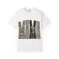Leopard Checker MAMA Tee — Vintage-Inspired Mama Shirt with Bow Graphic