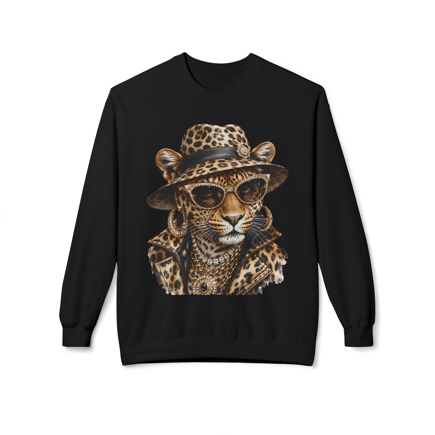 Leopard Chic Crewneck Sweatshirt