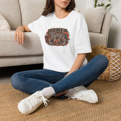 T-Shirt — Homer Trojans Mom Football Team Tee