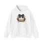 Leopard Print Pumpkin Hoodie with Black Bow — Fall Halloween Sweatshirt