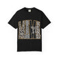 Leopard Checker MAMA Tee — Vintage-Inspired Mama Shirt with Bow Graphic
