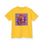 Kids Tee — Colorful Neon Leopard Cub Graphic Shirt