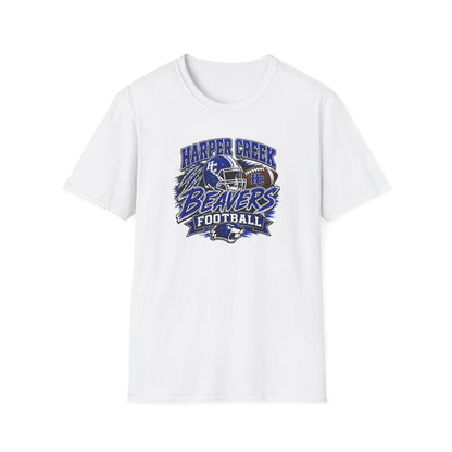 Harper Creek Beavers Football T-Shirt