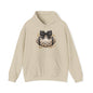 Leopard Print Pumpkin Hoodie with Black Bow — Fall Halloween Sweatshirt