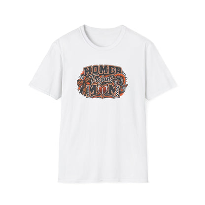 T-Shirt — Homer Trojans Mom Football Team Tee