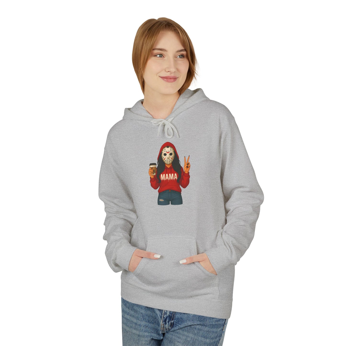 Santa Selfie Hoodie — Holiday Christmas Graphic Sweatshirt