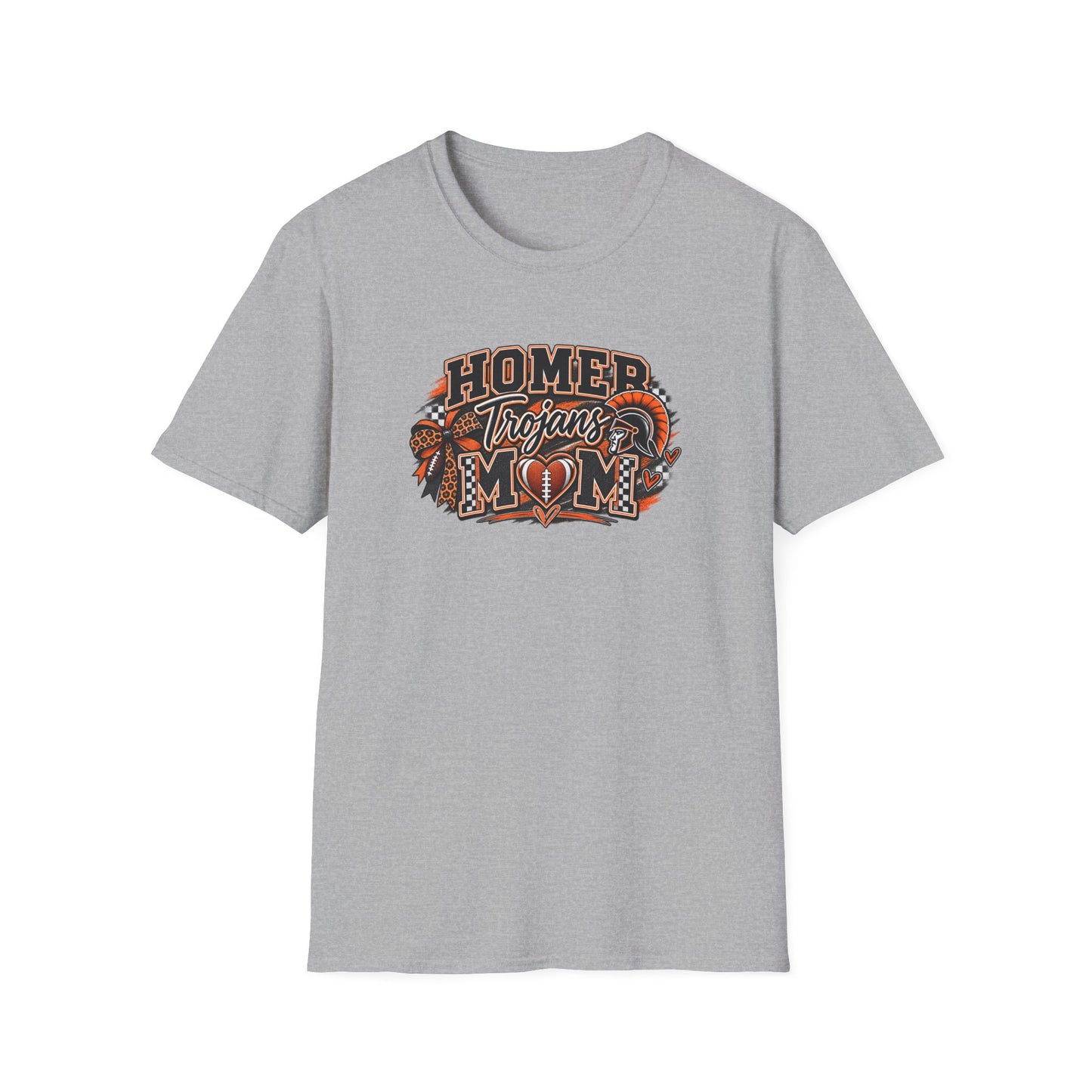 T-Shirt — Homer Trojans Mom Football Team Tee