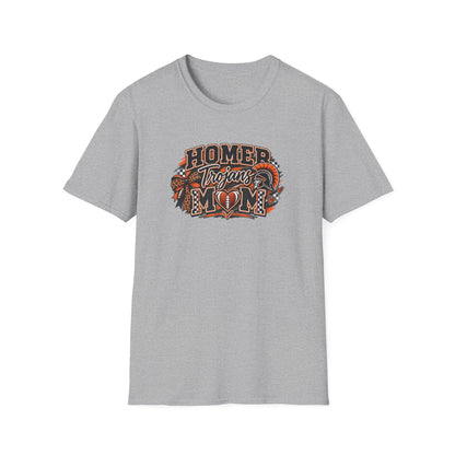 T-Shirt — Homer Trojans Mom Football Team Tee