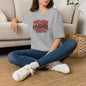 Paw Paw Football Mom T-Shirt — Cute Paw Print Football Mom Tee
