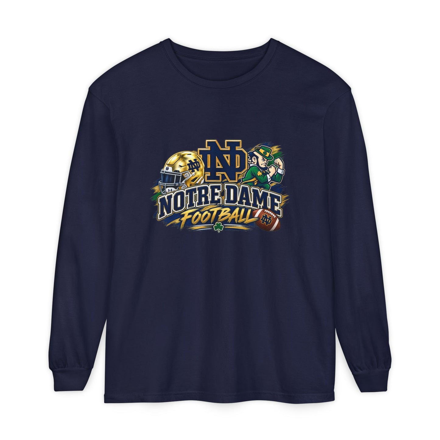 Notre Dame Football Long Sleeve Tee