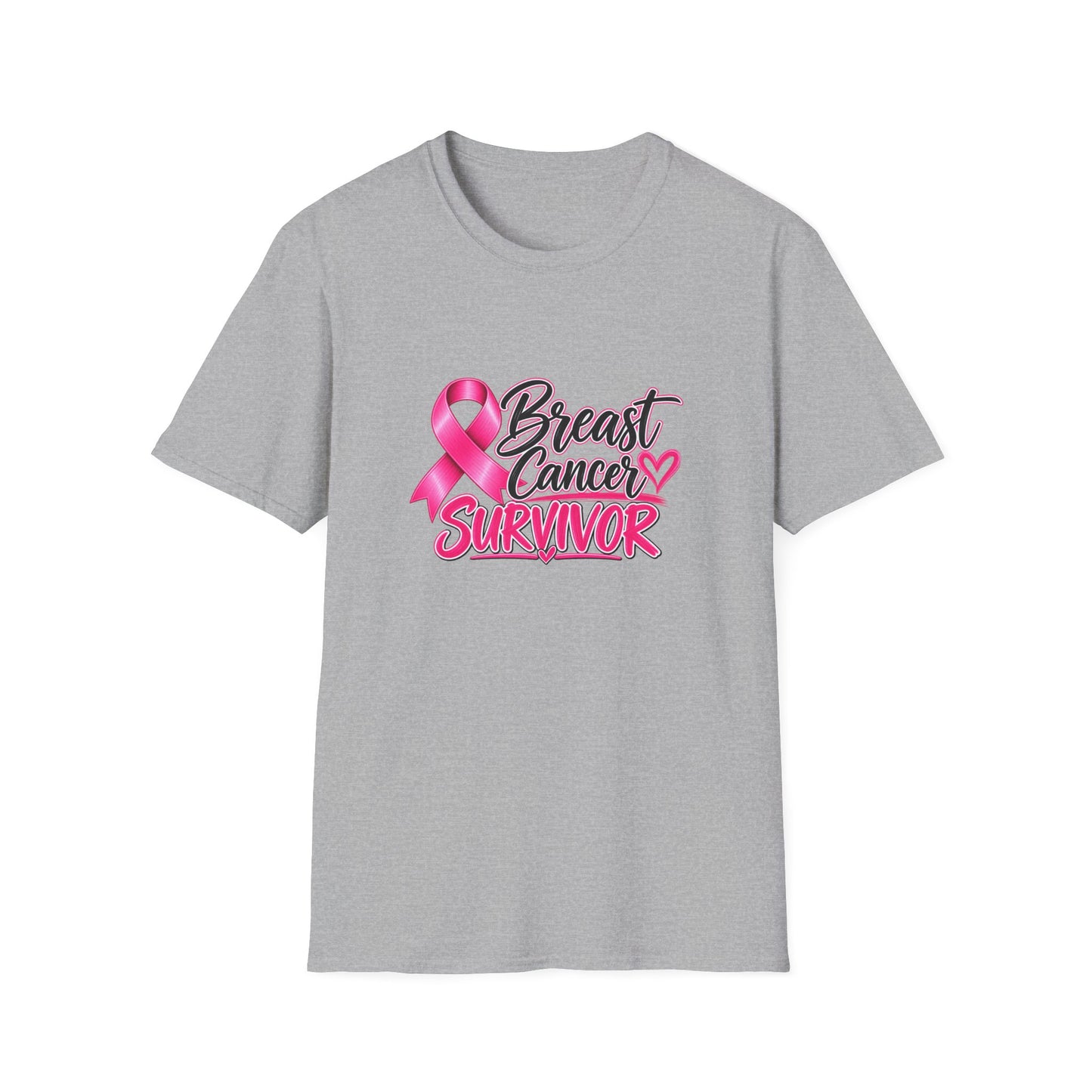 Breast Cancer Survivor T-Shirt — Pink Ribbon Awareness Tee