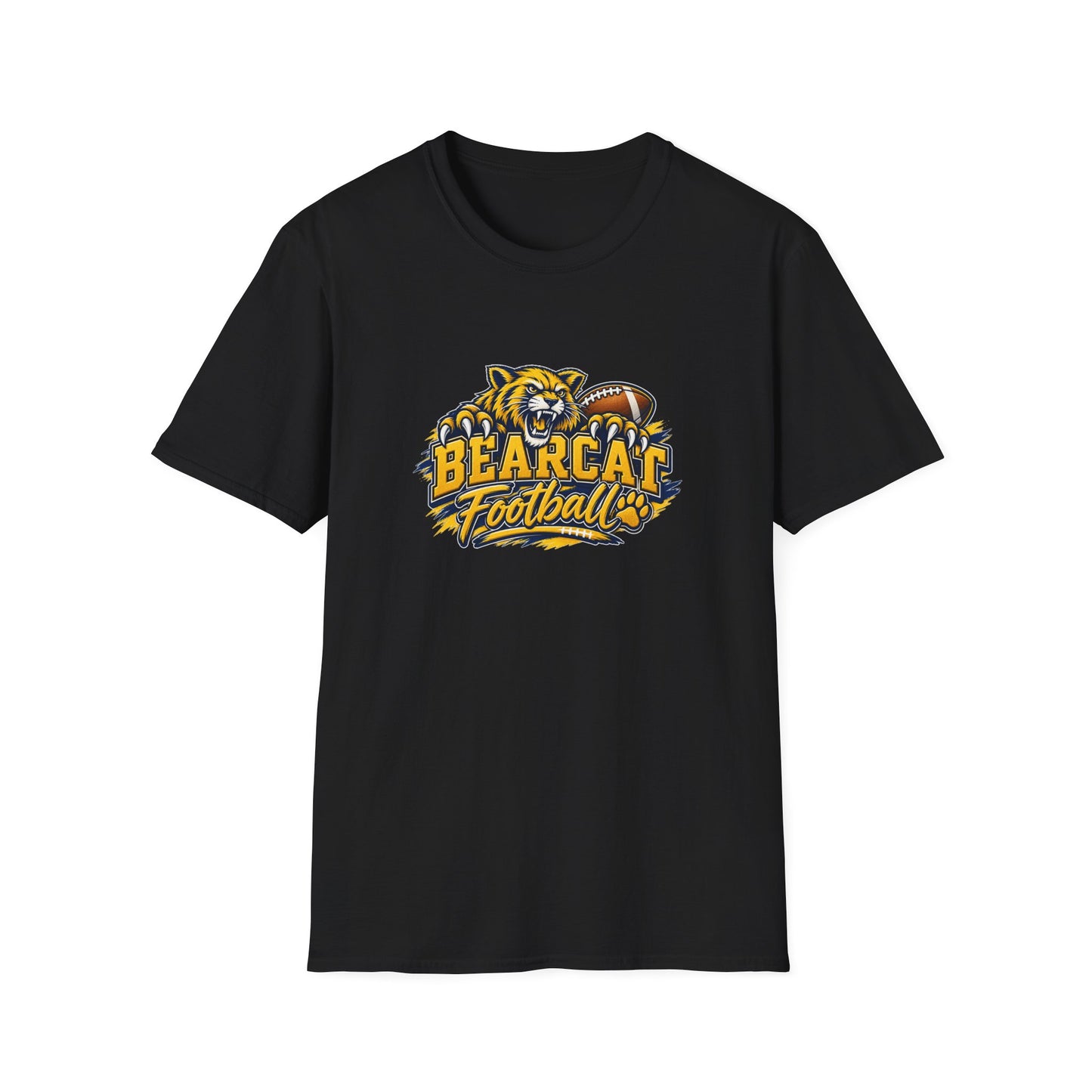 Bearcat Football T-Shirt — Fierce Mascot Game Day Tee