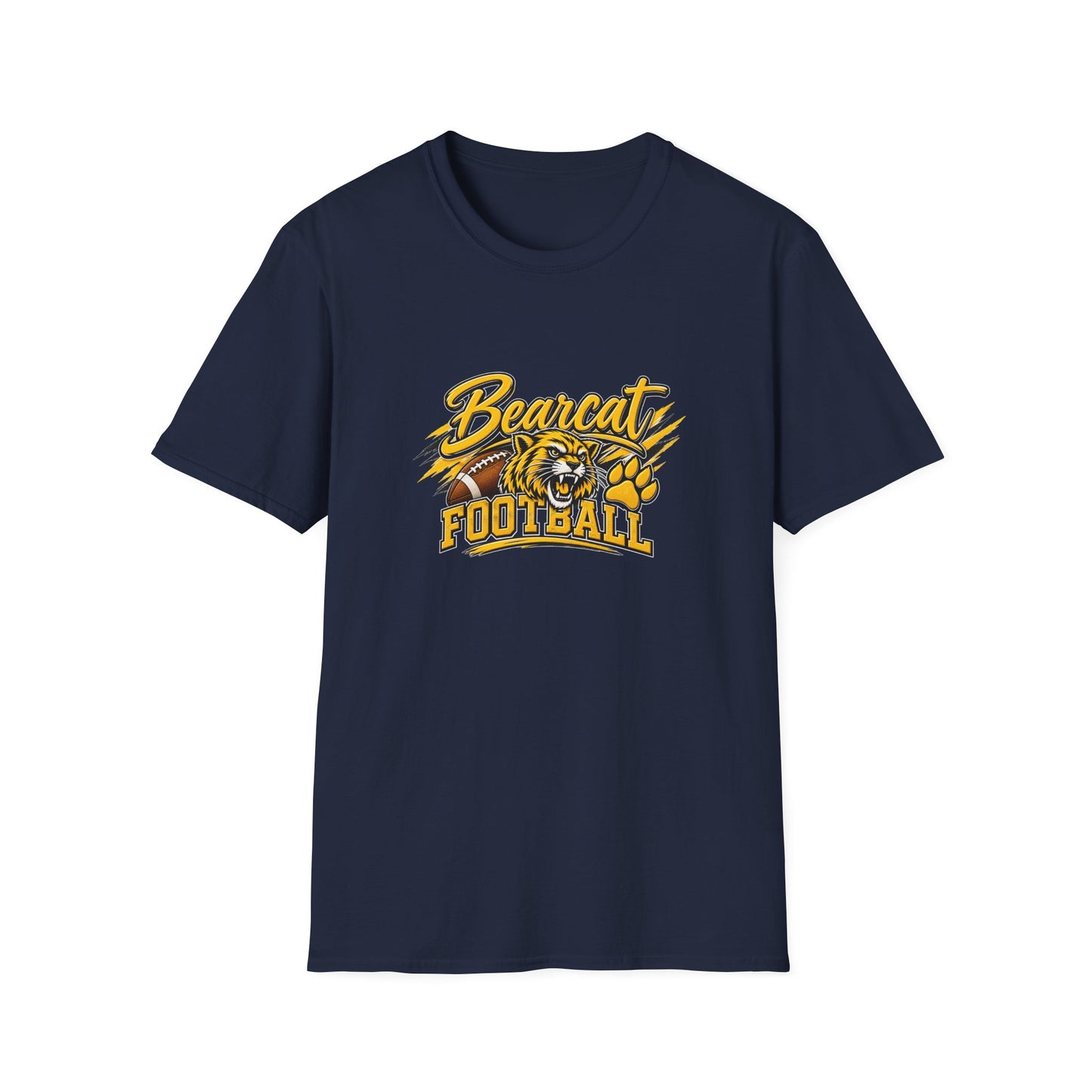 Bearcat Football T-Shirt — Fierce Mascot Game Day Tee