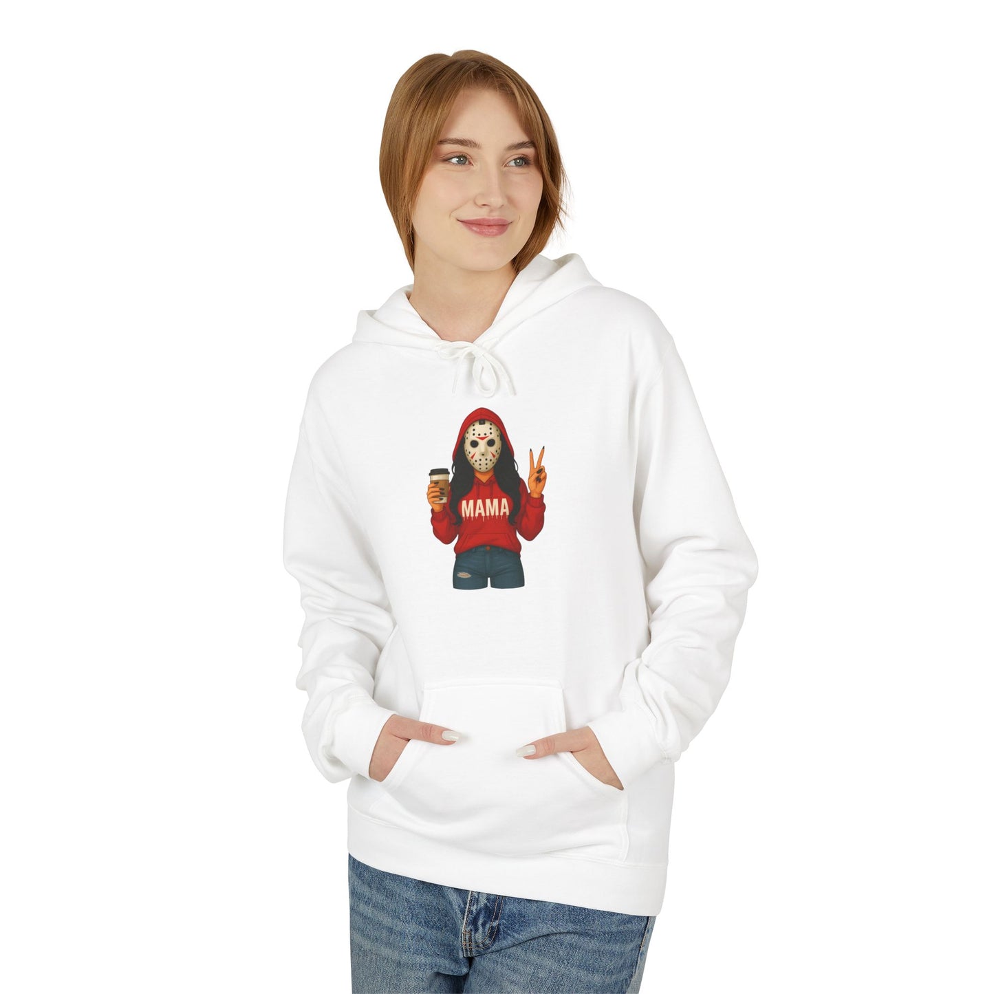 Santa Selfie Hoodie — Holiday Christmas Graphic Sweatshirt